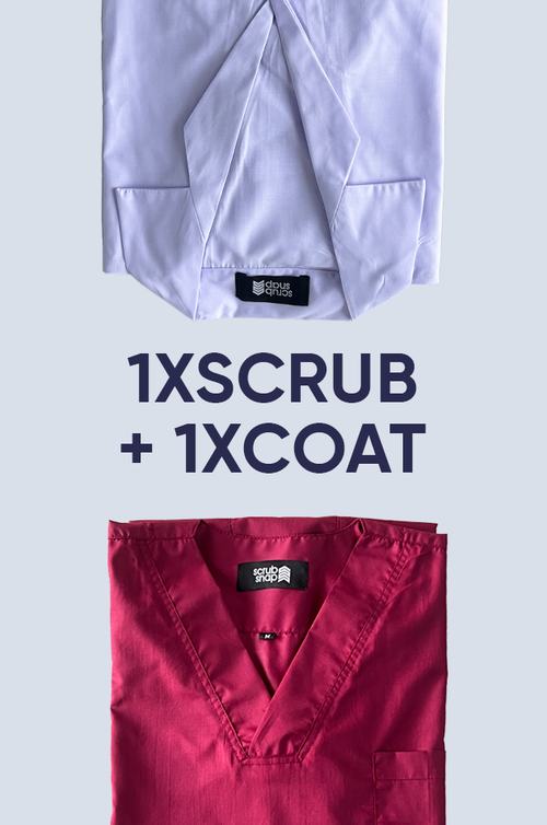 1xScrub + 1xCoat