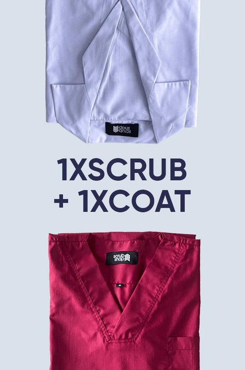 1xScrub + 1xCoat