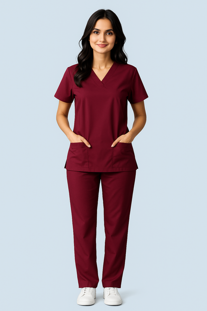 The Essential Scrub Set - Charcoal Grey / Female Scrub Snap