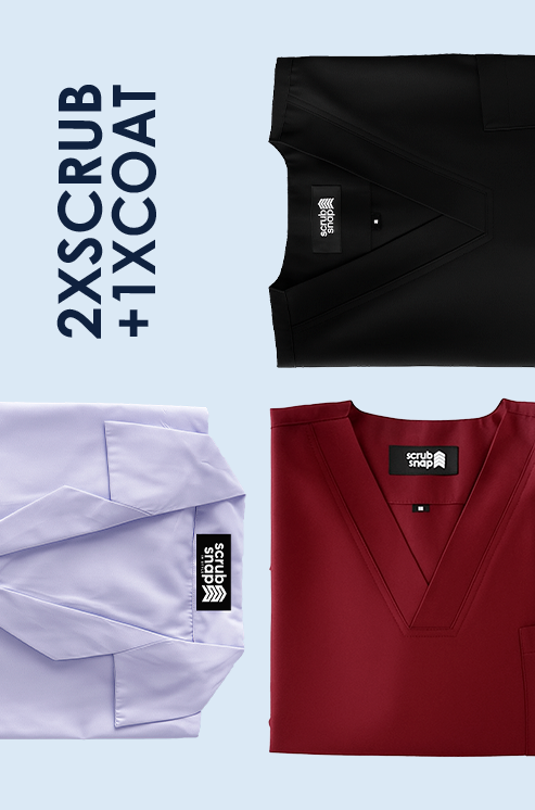 2xScrub + Free Labcoat Scrub Snap