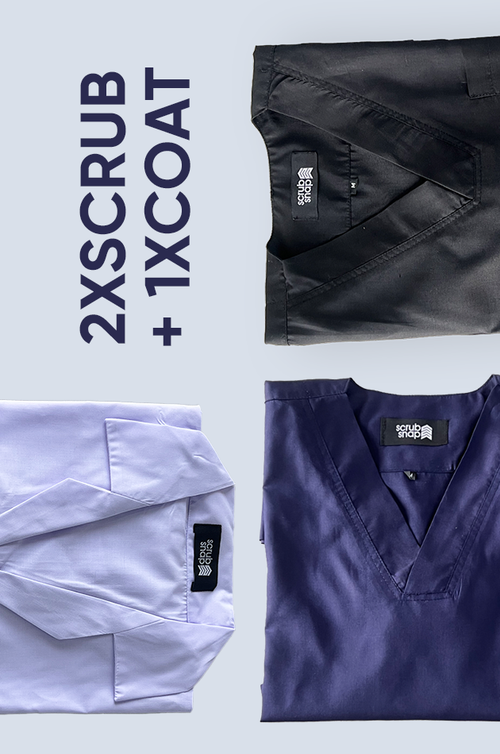 2xScrub + 1xCoat
