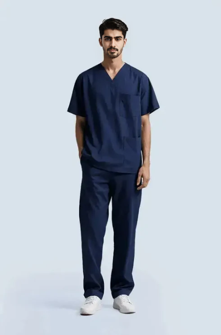 The Essential Scrub Set - Olive Green / Male Scrub Snap