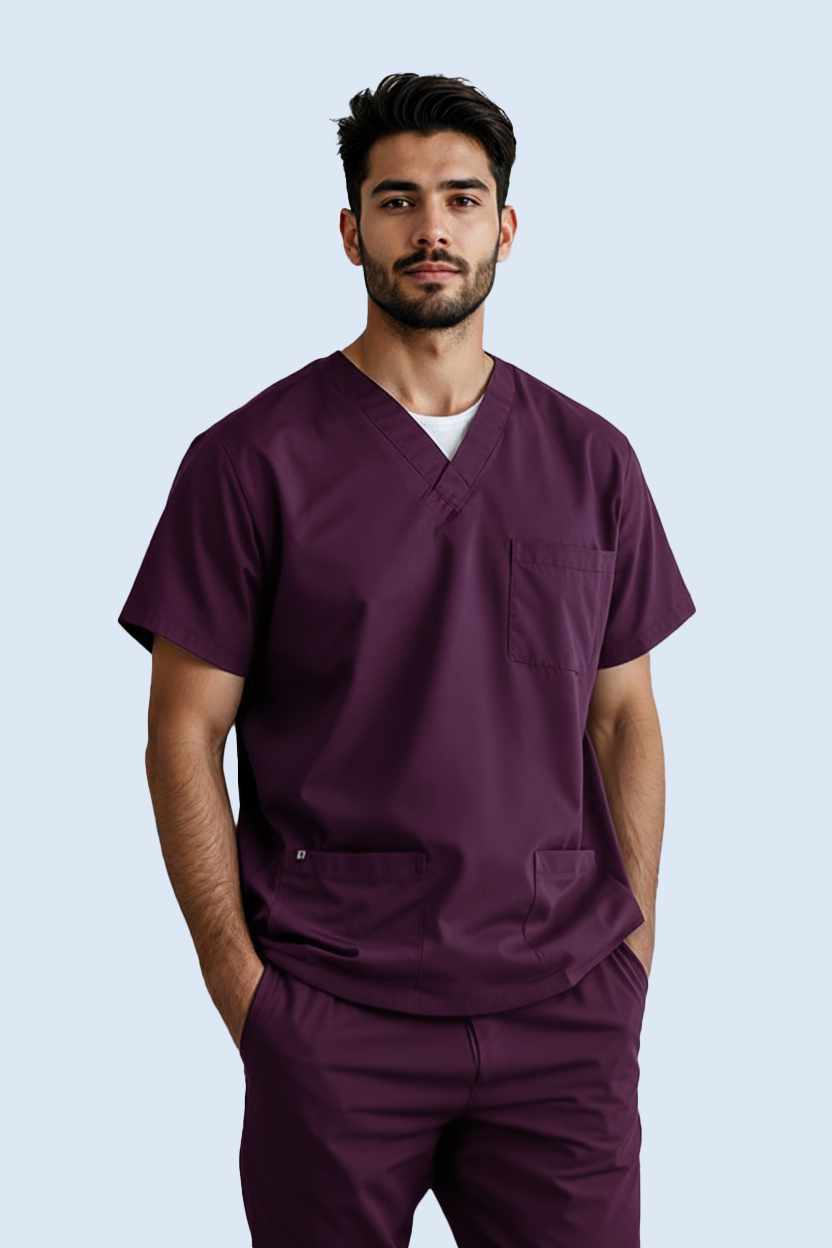 The Essential Scrub Set - Deep Purple / Male Scrub Snap