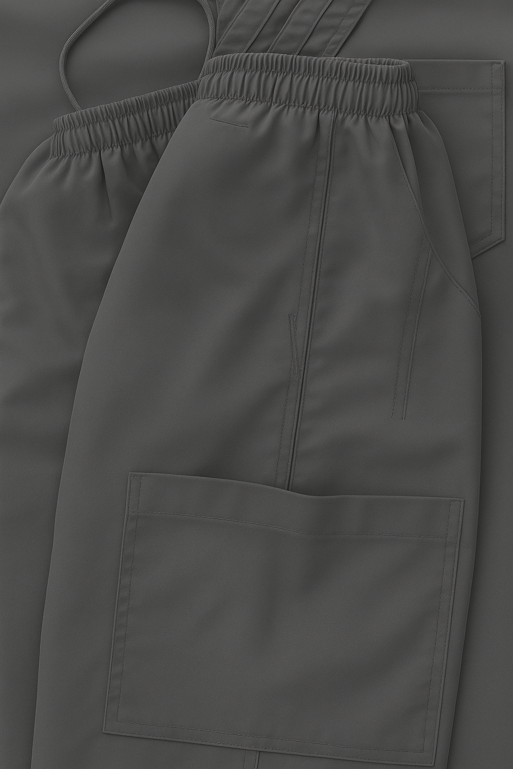 The Essential Scrub Set - Charcoal Grey / Male Scrub Snap