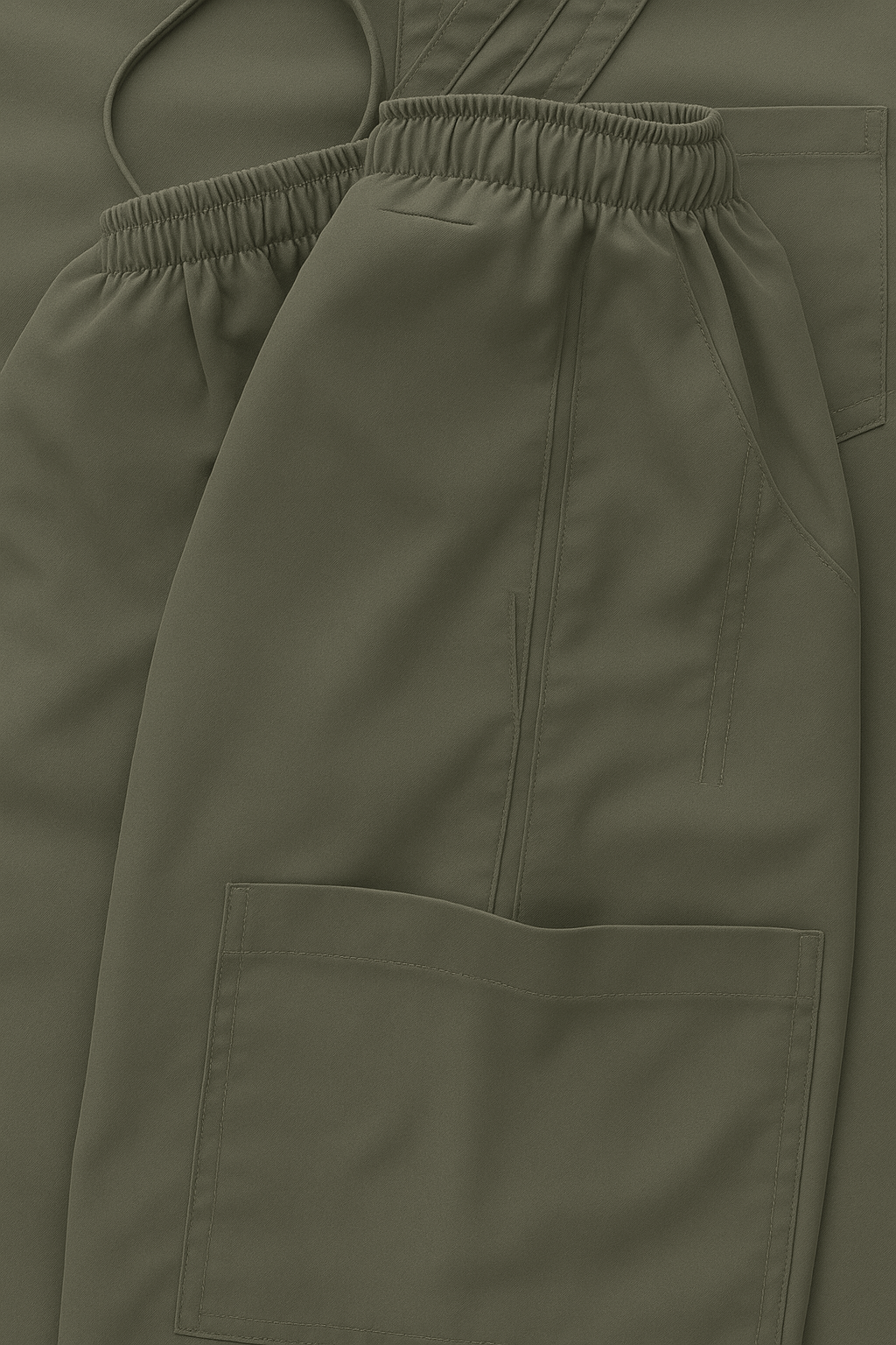 The Essential Scrub Set - Olive Green / Male Scrub Snap