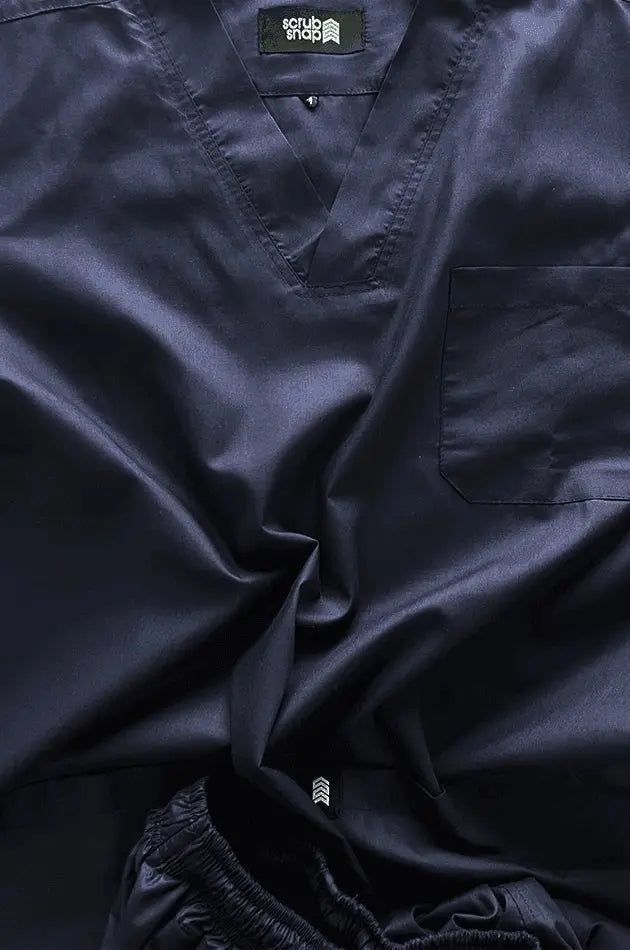 The Essential Scrub Set - Navy Blue Scrub Snap